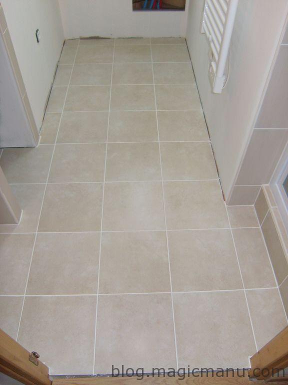 Blog de magicmanu : Aménagement de notre maison, Carrelage sol salle de bain