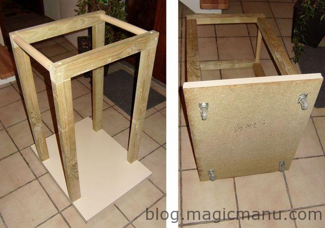 Blog de magicmanu : Aménagement de notre maison, Chariot à bûches