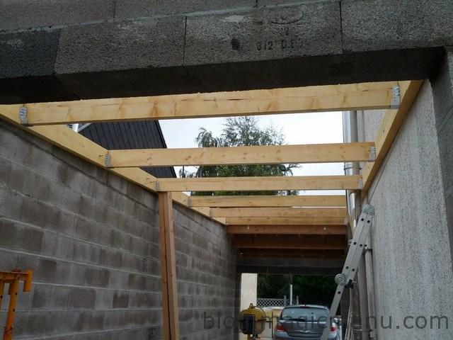Blog de magicmanu : Aménagement de notre maison, Garage : la toiture en bac acier isolé