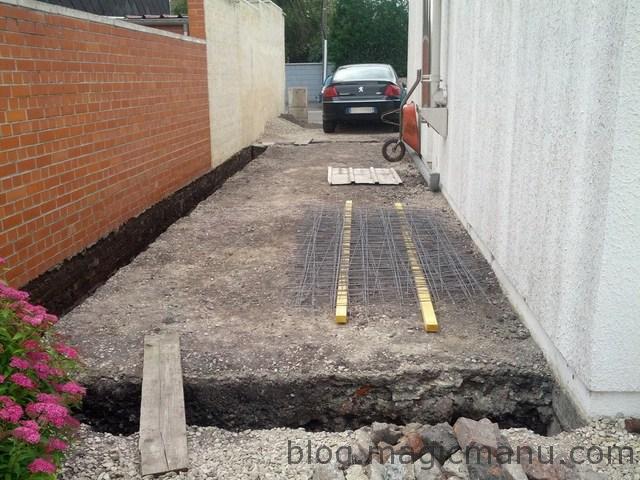 Blog de magicmanu : Aménagement de notre maison, Garage : les fondations