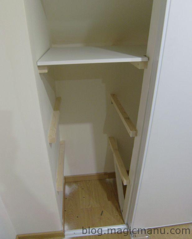 Blog de magicmanu : Aménagement de notre maison, Placard sur mesure