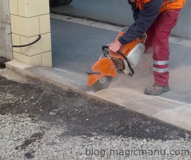 Blog de magicmanu : Aménagement de notre maison, Portail coulissant : correction