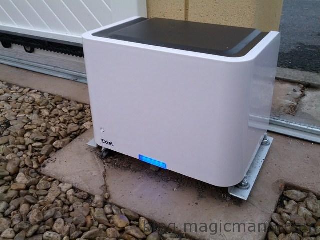 Blog de magicmanu : Aménagement de notre maison, Portail coulissant : la motorisation (Extel Cara)
