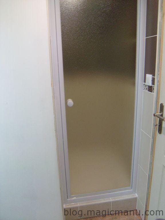 Blog de magicmanu : Aménagement de notre maison, Porte de douche