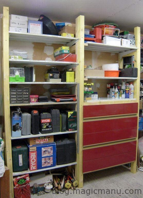 Blog de magicmanu : Aménagement de notre maison, Rangement dans le garage