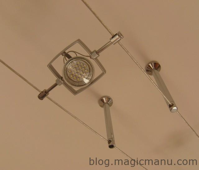 Blog de magicmanu :Aménagement de notre maison, Spots à LED sur Câbles